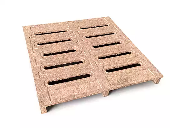 Palet de Madera Moldeada Tipo Larguero