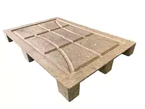 Palet Moldeado con Superficie Plana